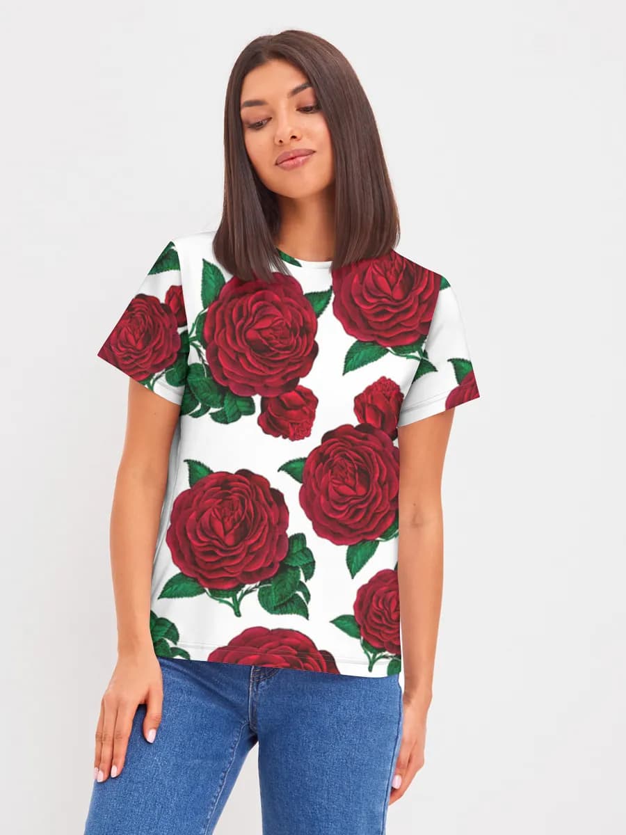 Women's basic cotton T-shirt
