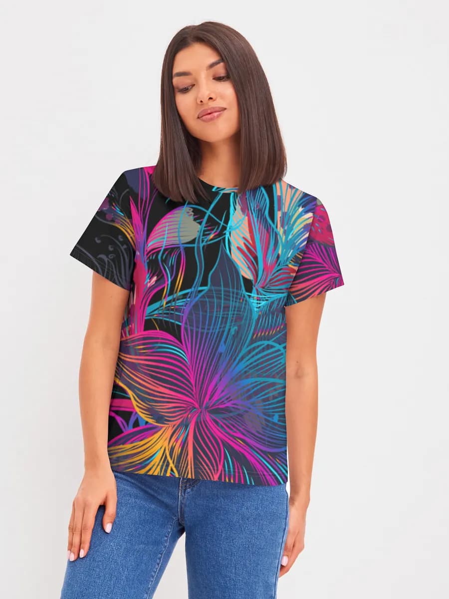 Women's basic cotton T-shirt