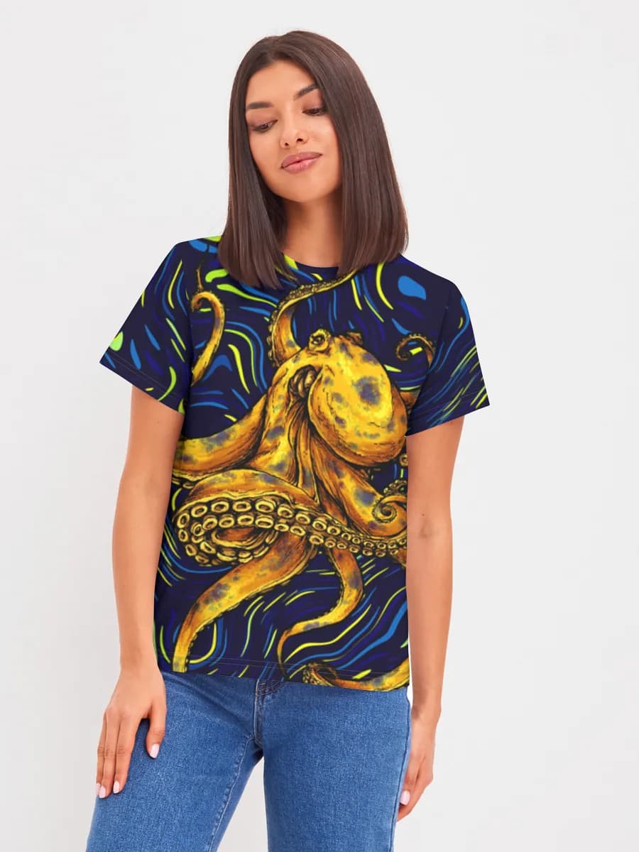 Women's basic cotton T-shirt