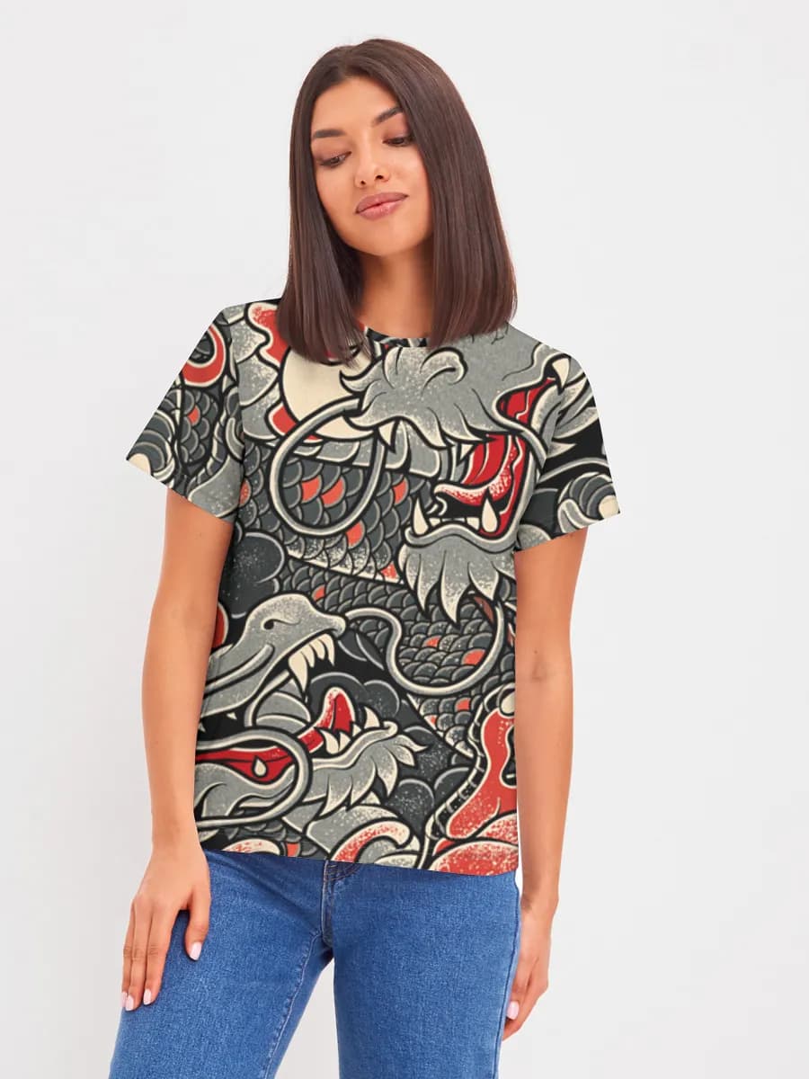 Women's basic cotton T-shirt