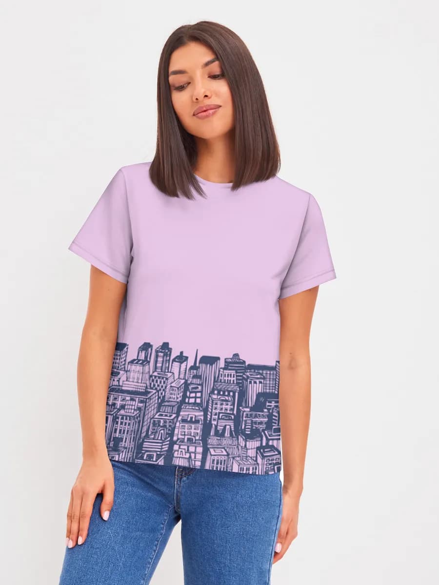 Women's basic cotton T-shirt