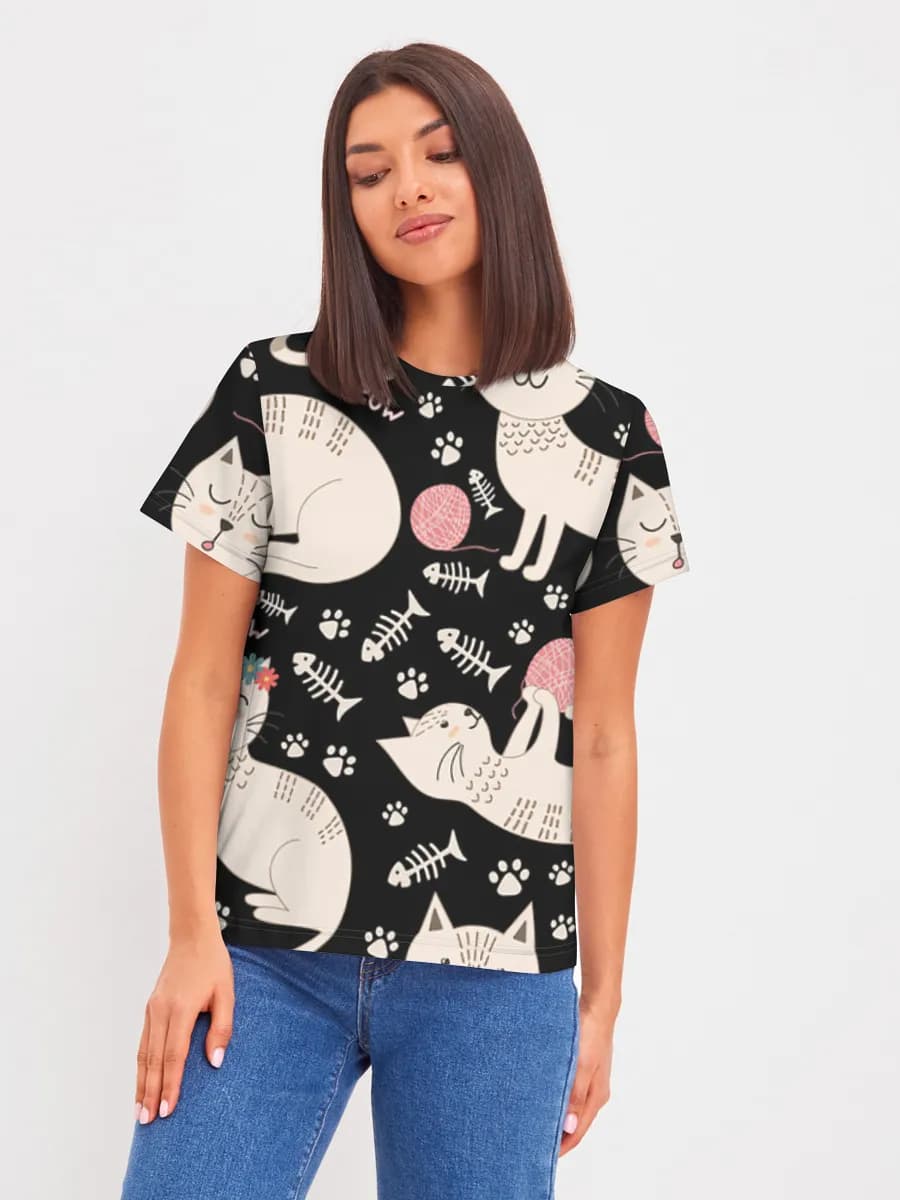 Women's basic cotton T-shirt