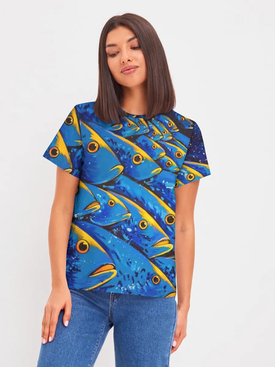 Women's basic cotton T-shirt