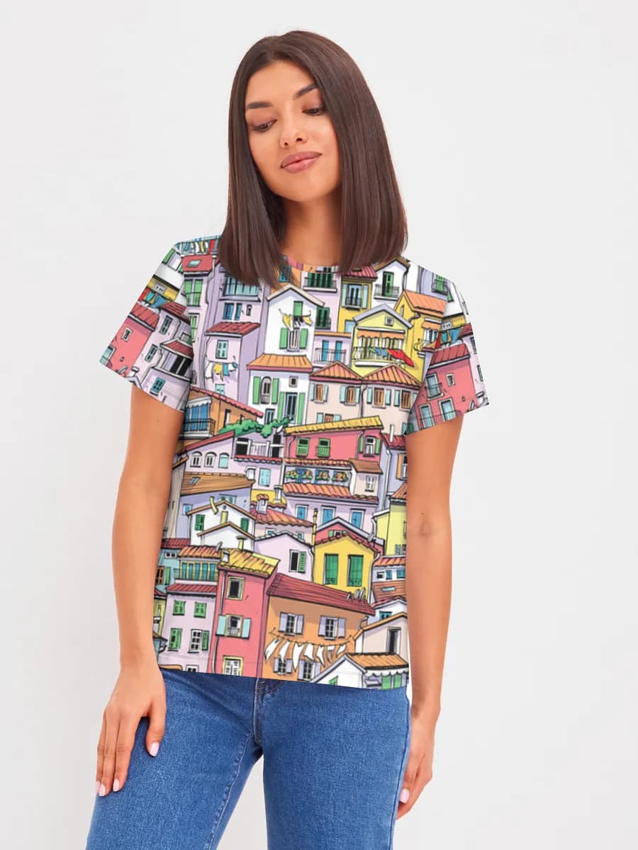 Women's basic cotton T-shirt