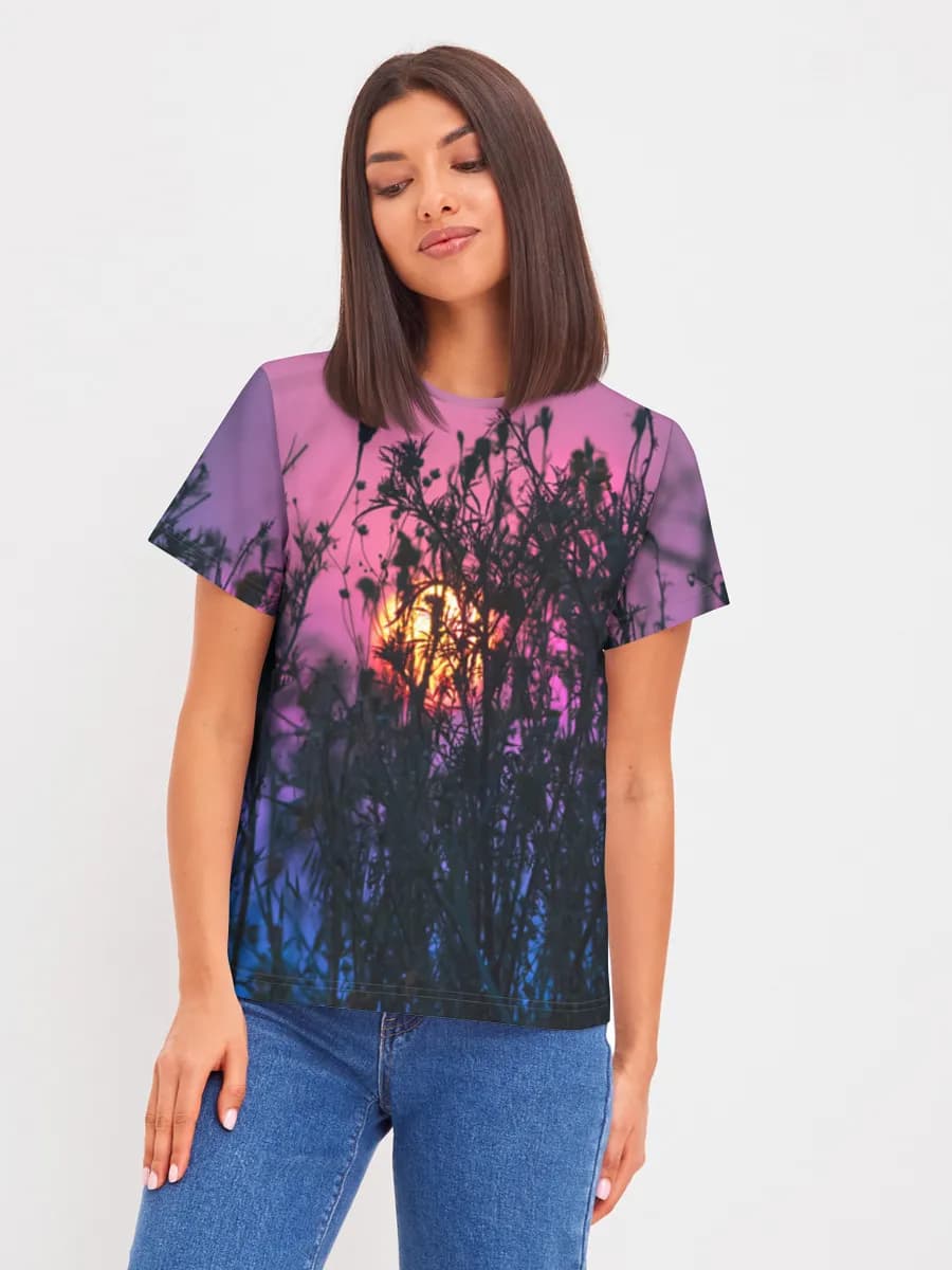 Women's basic cotton T-shirt
