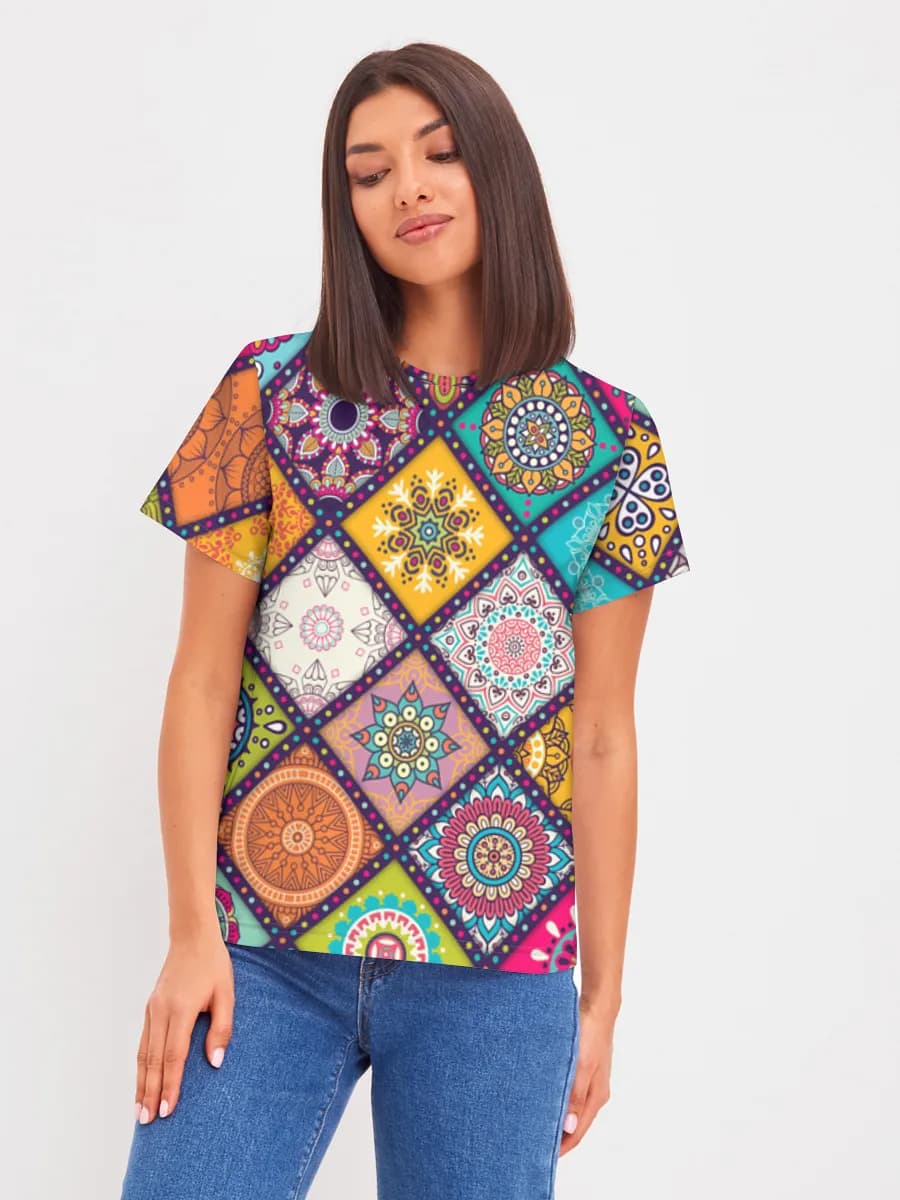 Women's basic cotton T-shirt
