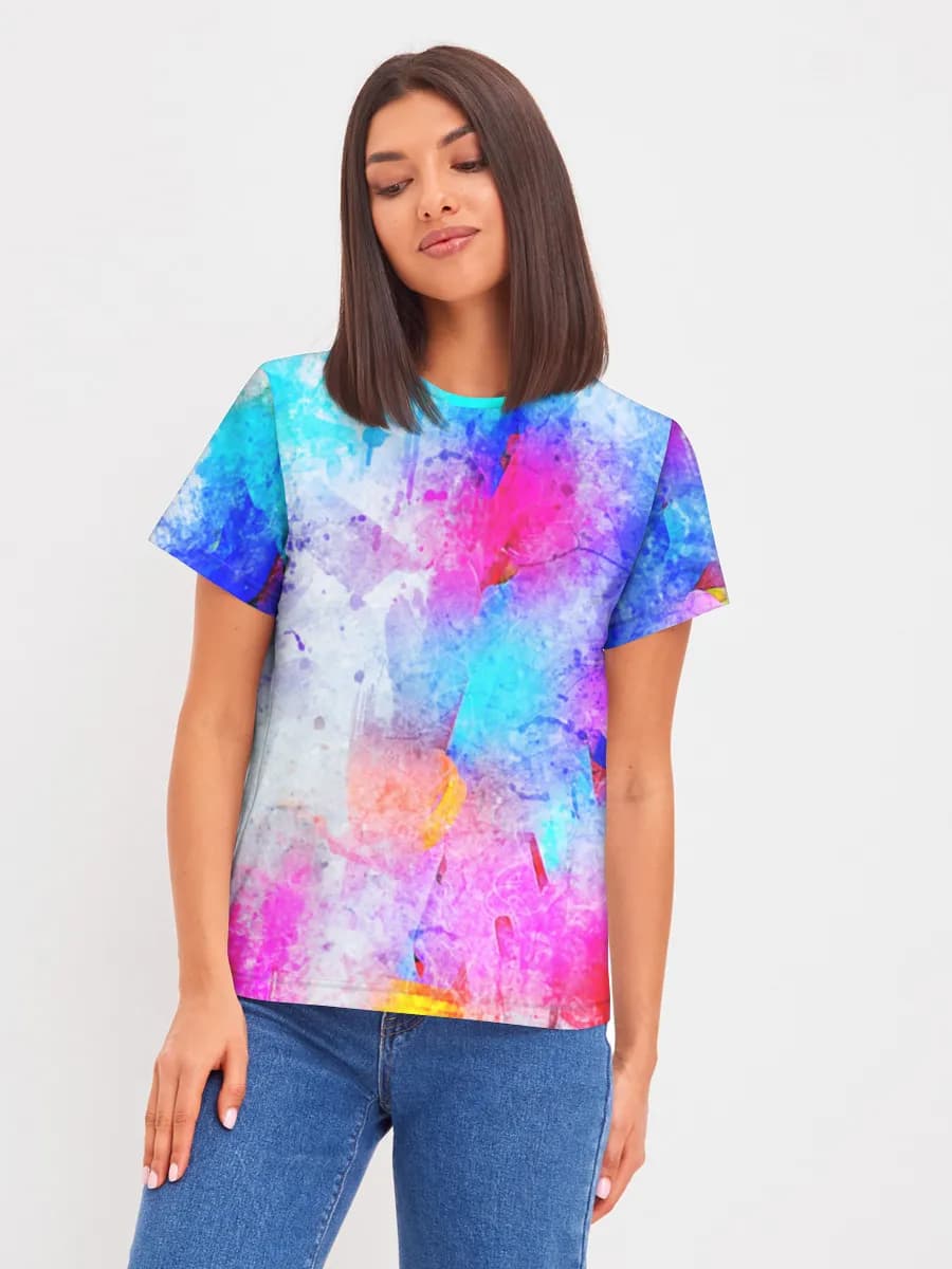 Vibrant Paint Splash Abstract