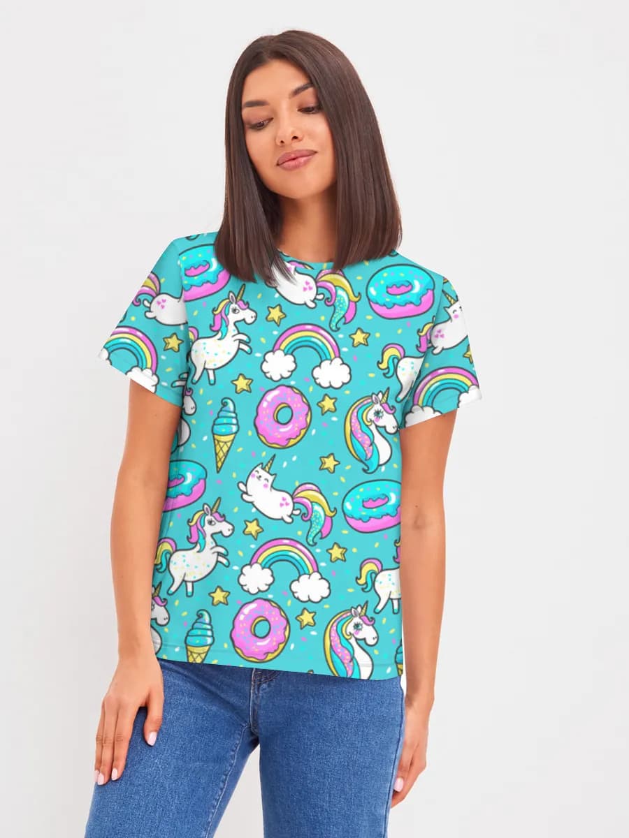 Women's basic cotton T-shirt