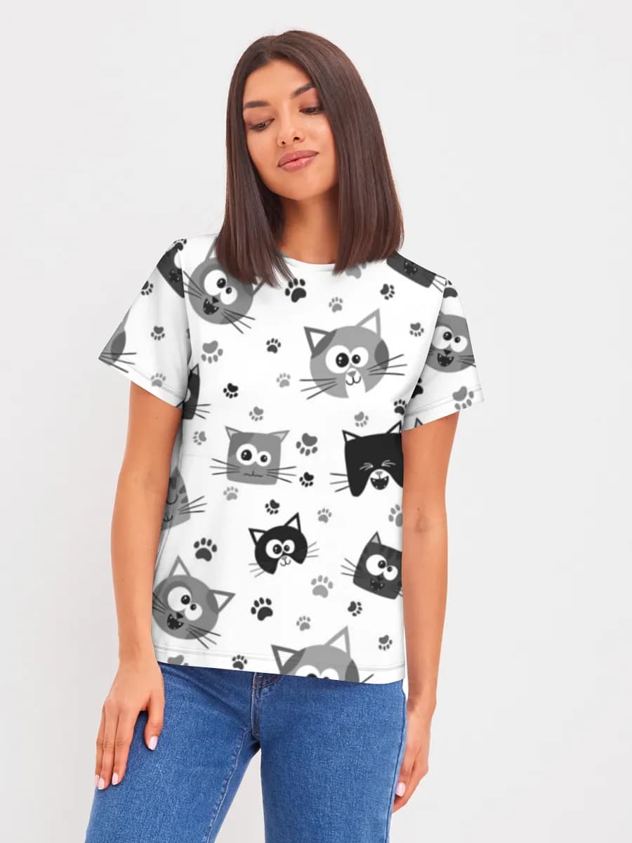 Women's basic cotton T-shirt