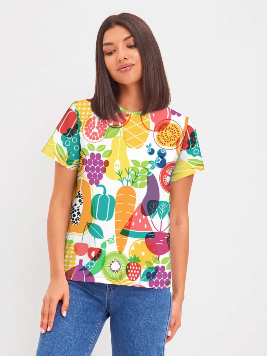 Women's basic cotton T-shirt