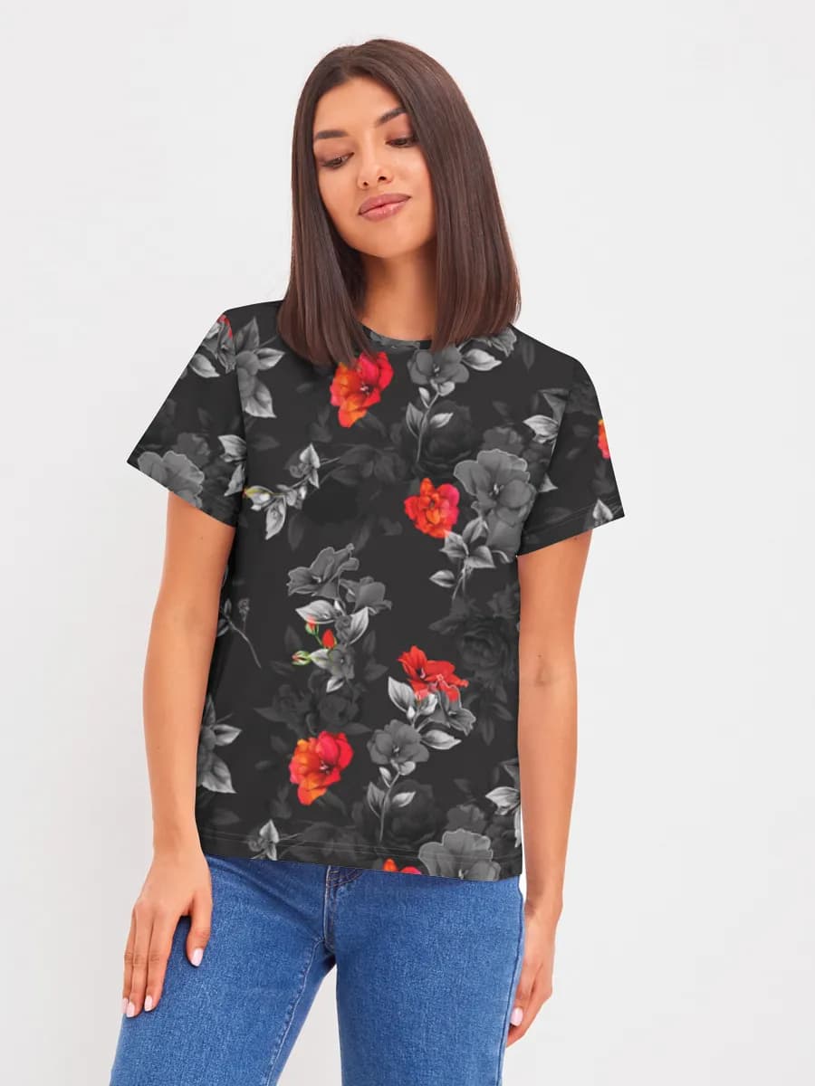 Women's basic cotton T-shirt