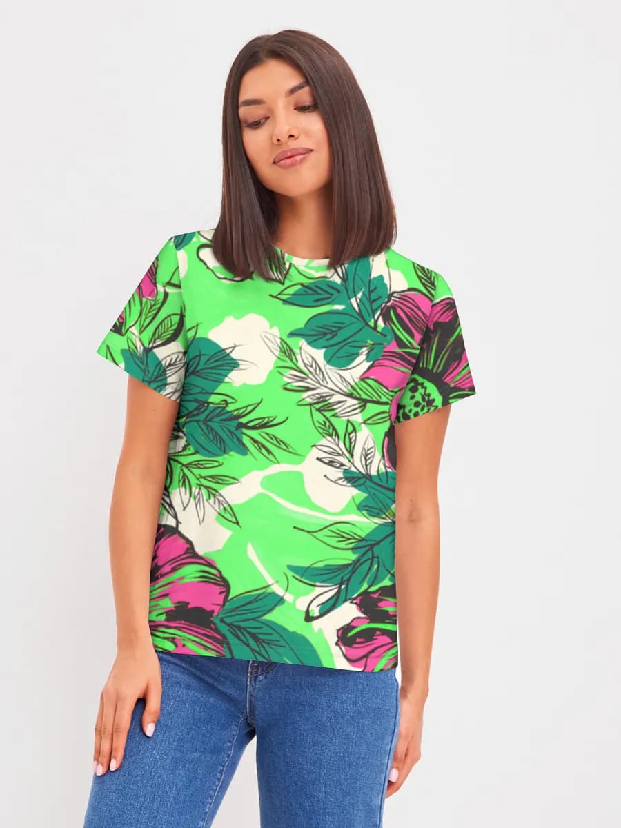 Women's basic cotton T-shirt