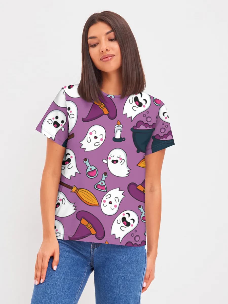 Women's basic cotton T-shirt