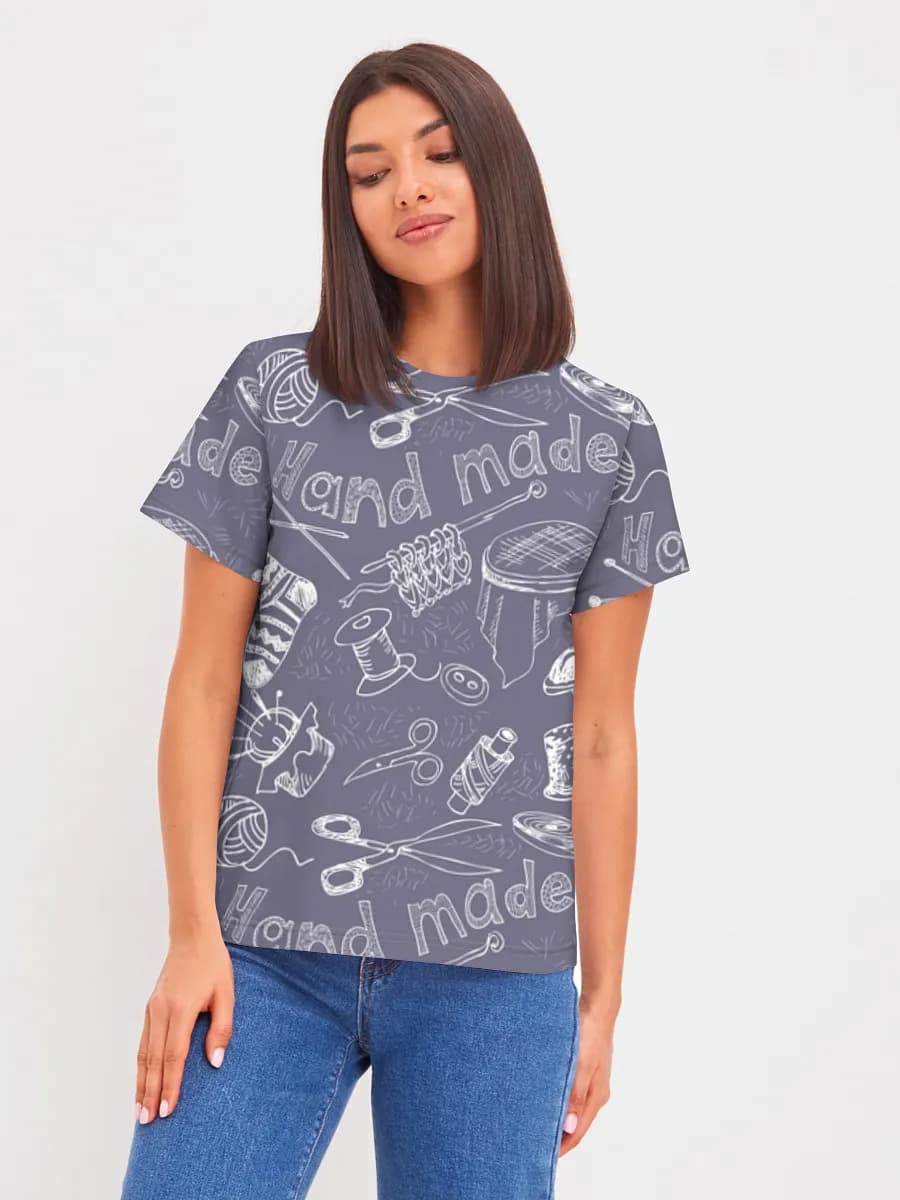 Women's basic cotton T-shirt