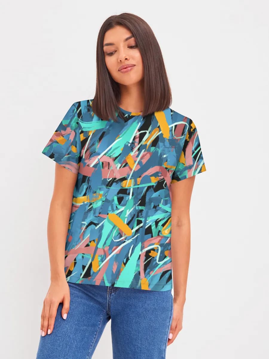 Women's basic cotton T-shirt