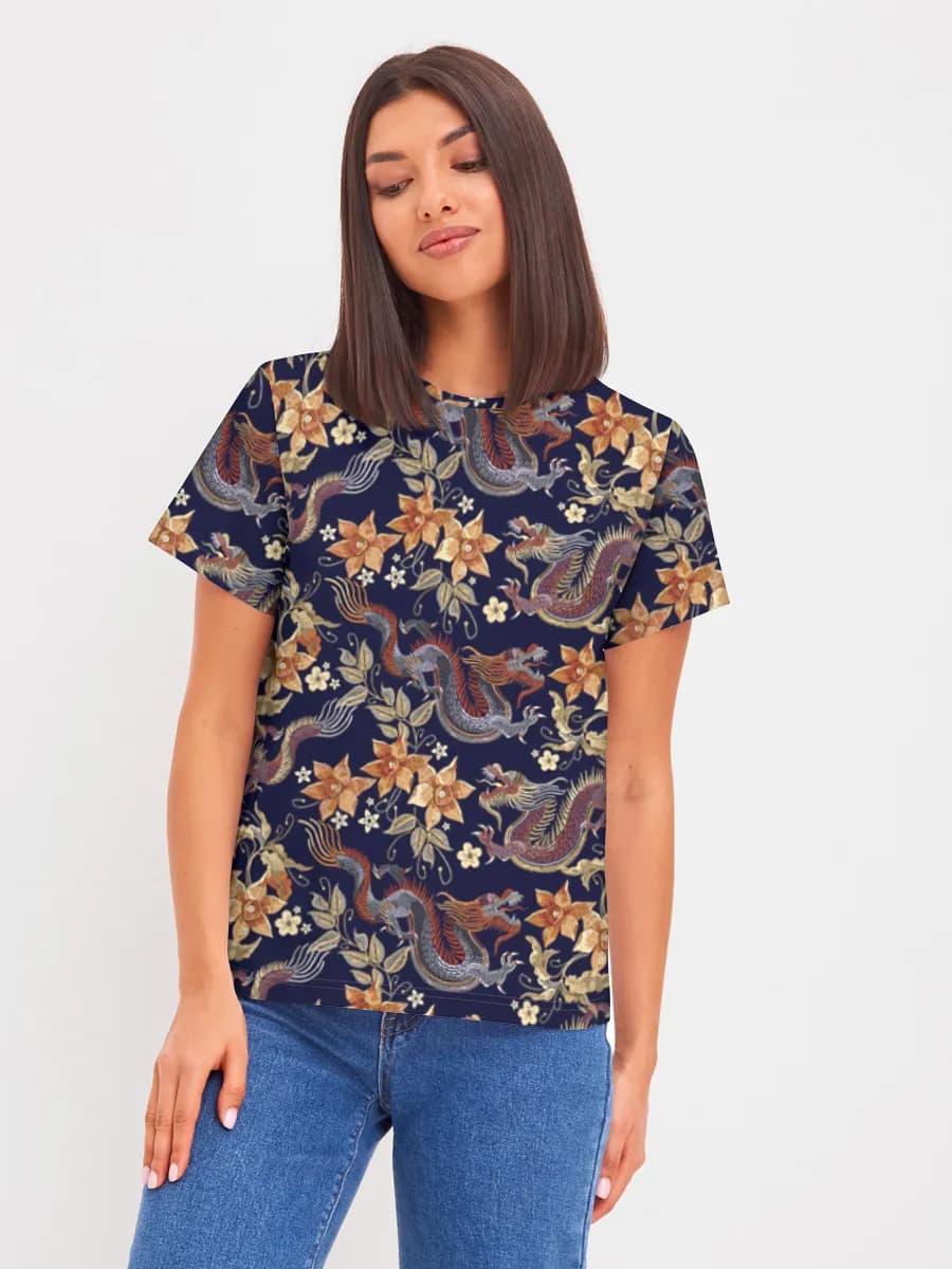 Women's basic cotton T-shirt