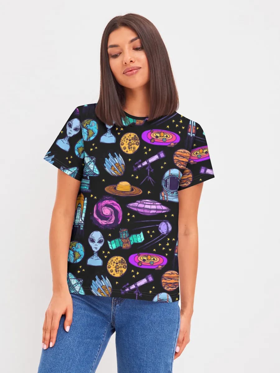 Women's basic cotton T-shirt