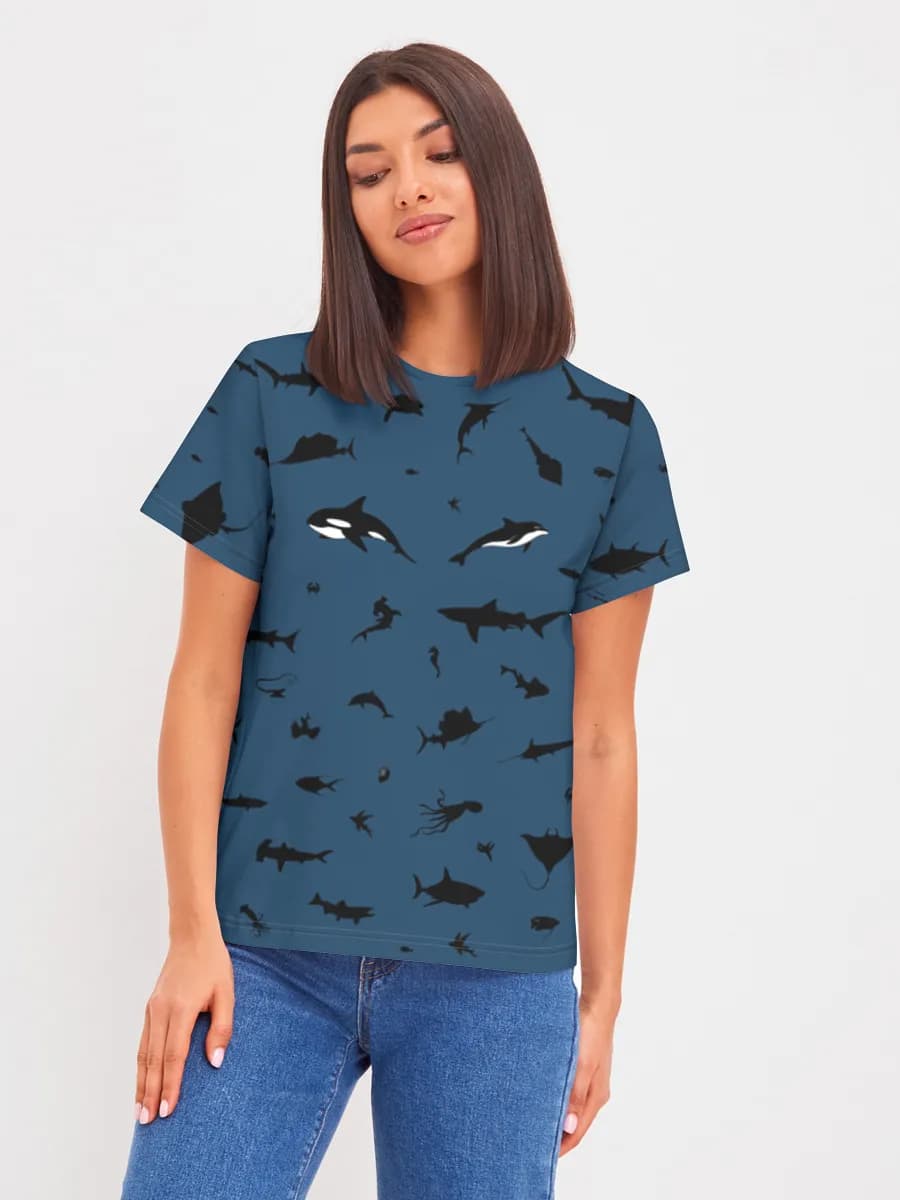 Women's basic cotton T-shirt
