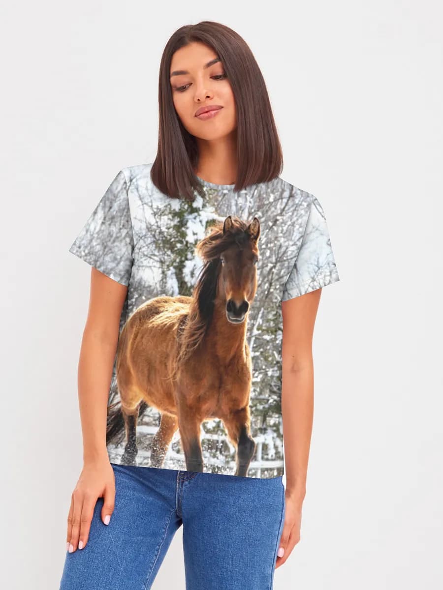 Women's basic cotton T-shirt
