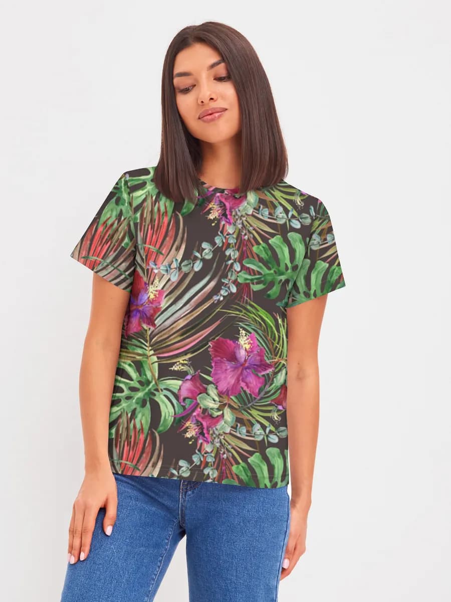 Women's basic cotton T-shirt