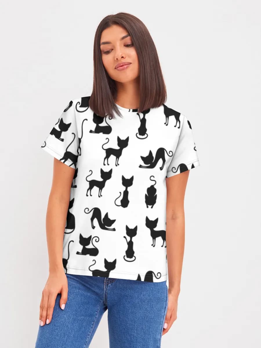 Women's basic cotton T-shirt