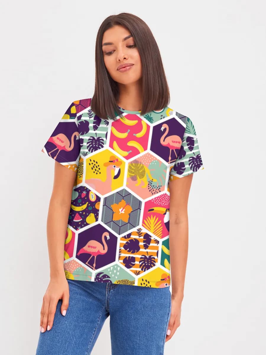 Women's basic cotton T-shirt