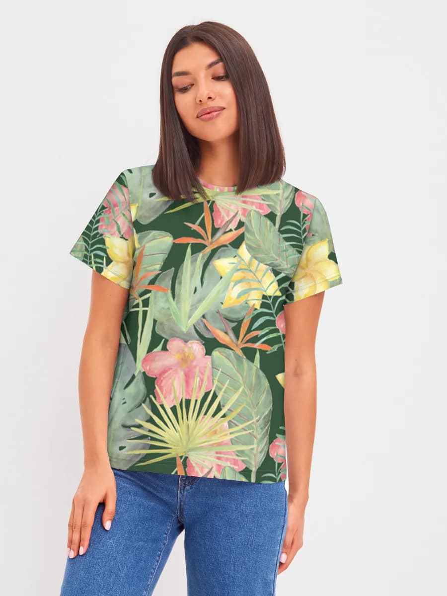 Women's basic cotton T-shirt