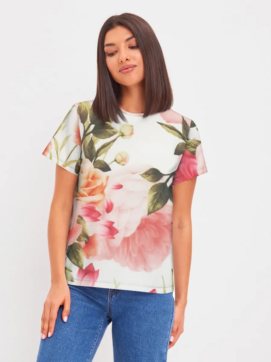 Women's basic cotton T-shirt