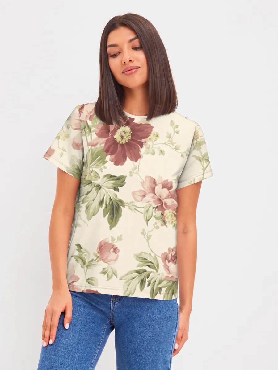 Women's basic cotton T-shirt