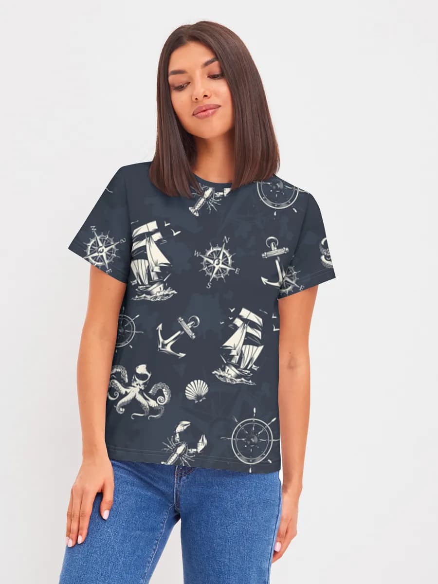 Women's basic cotton T-shirt