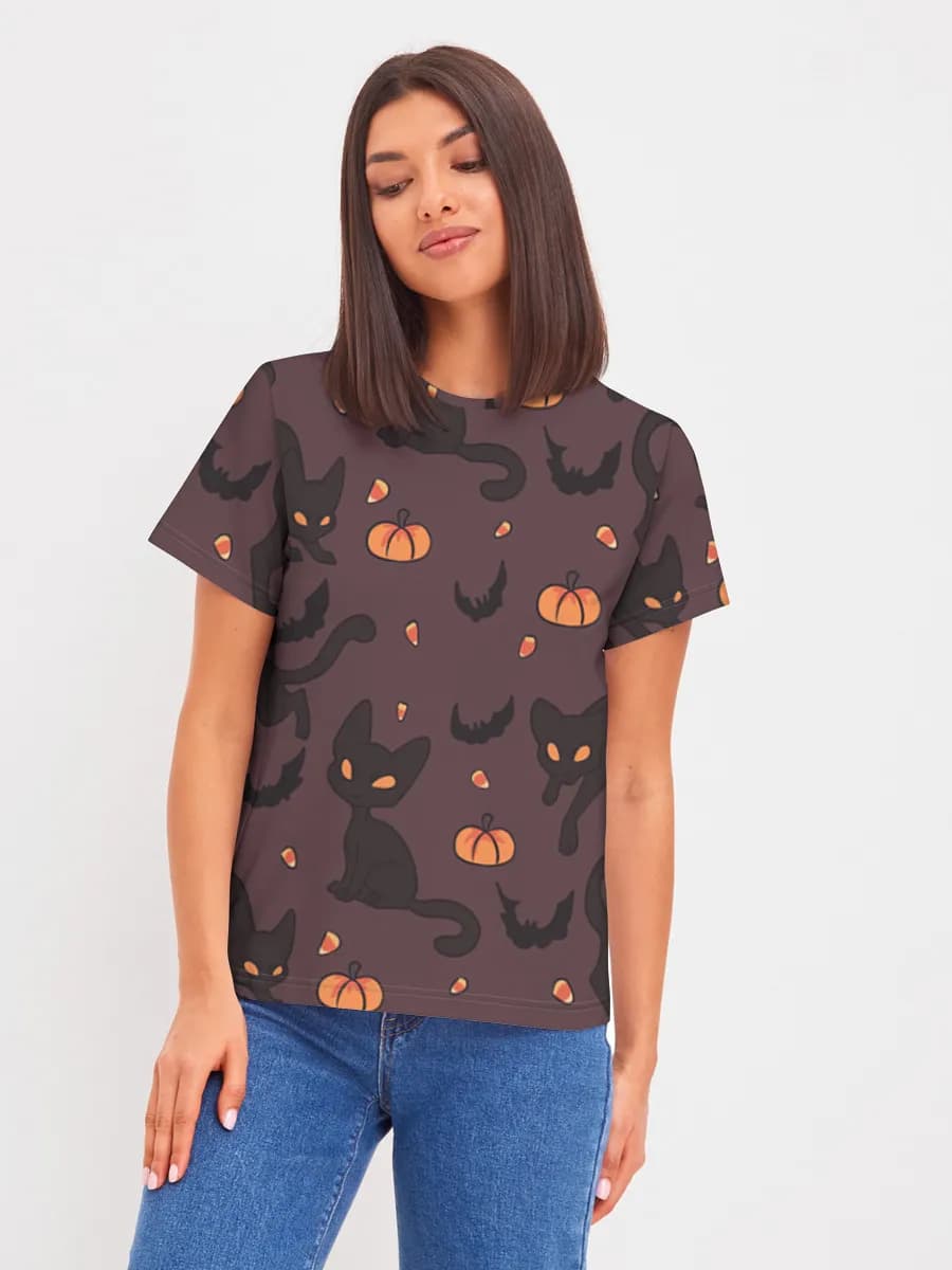 Women's basic cotton T-shirt
