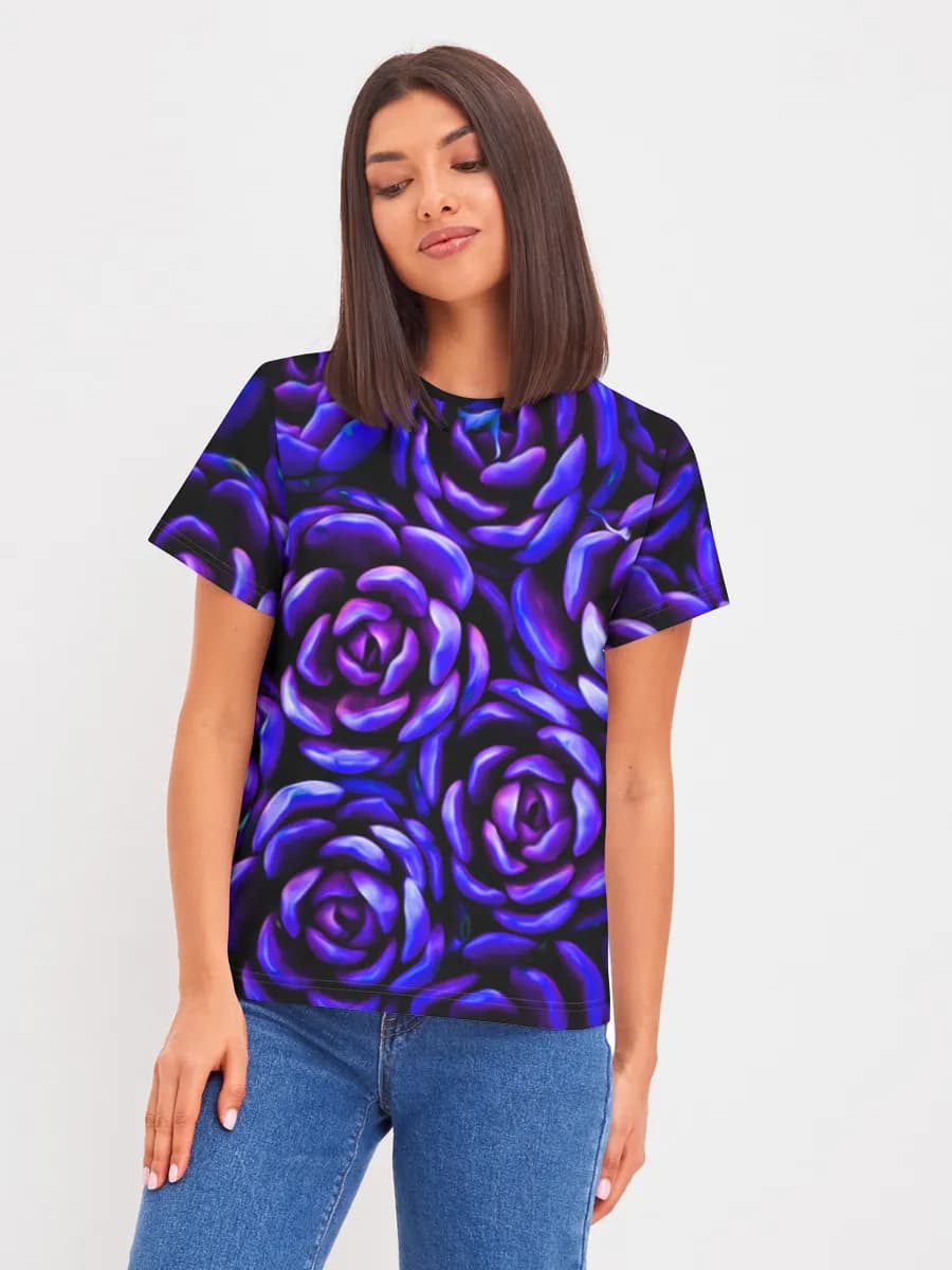 Neon Blue Rose Bouquet