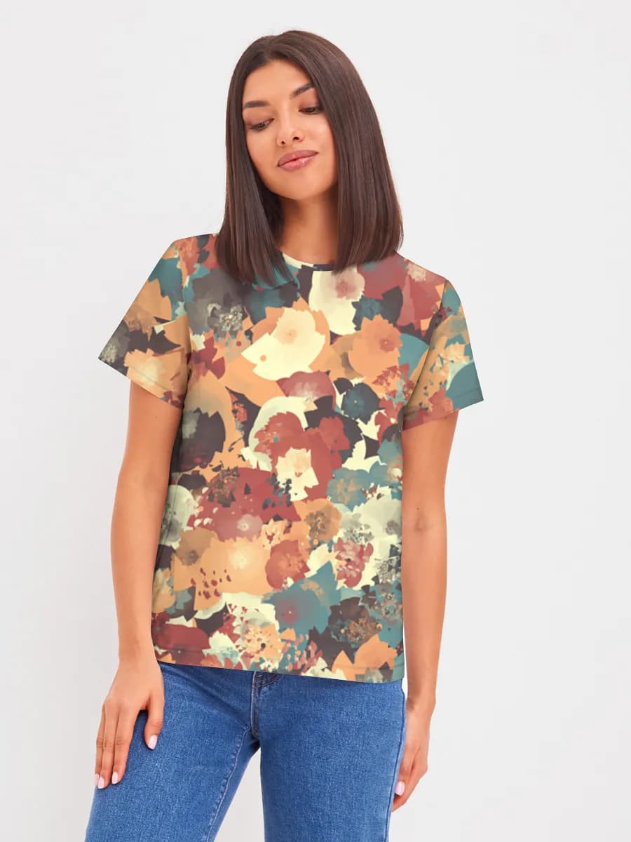 Women's basic cotton T-shirt