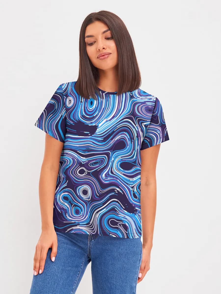 Neon Liquid Contours