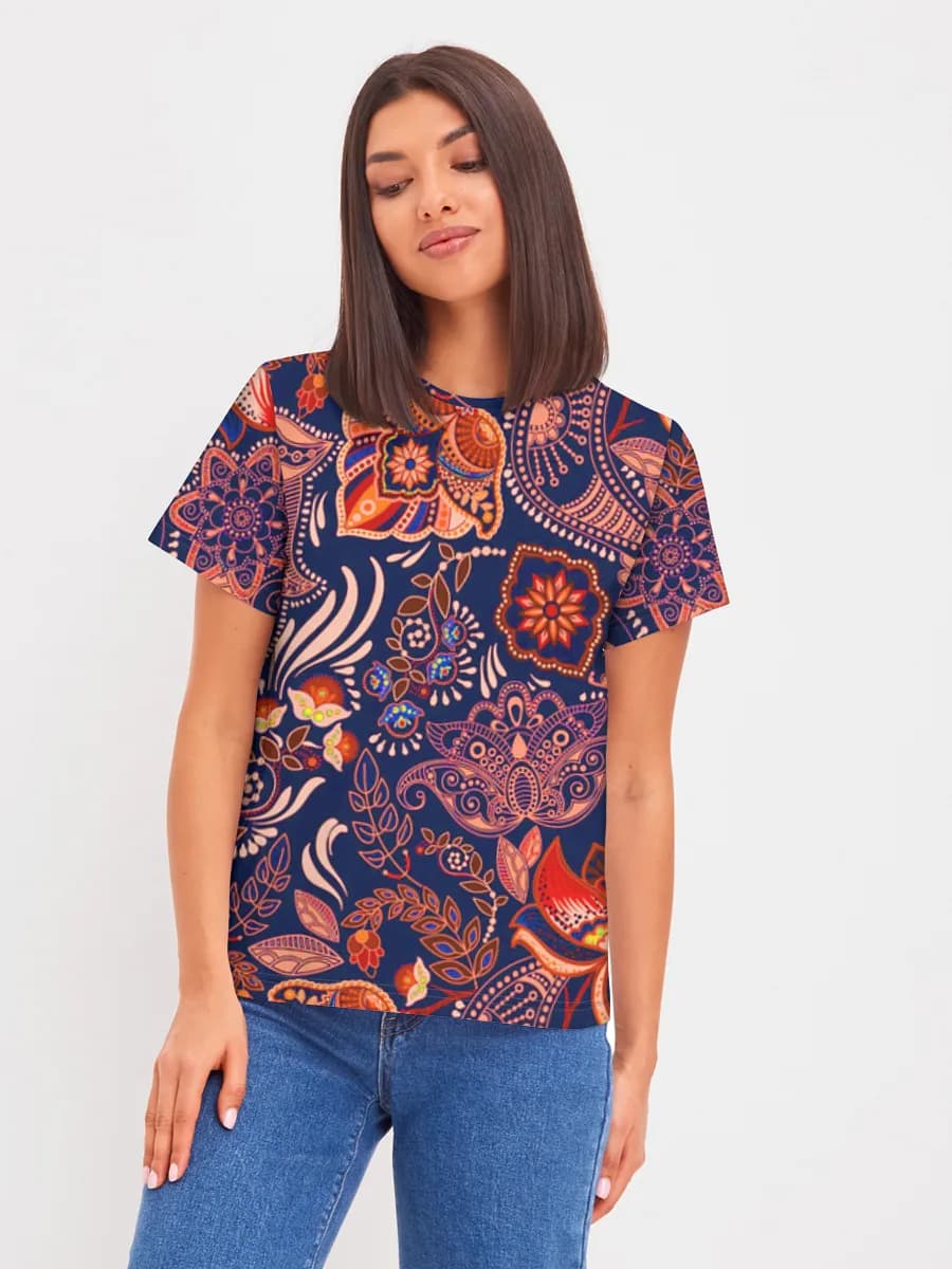 Women's basic cotton T-shirt