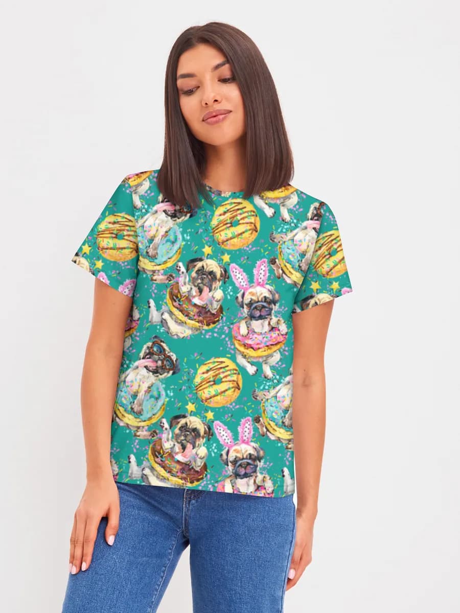 Women's basic cotton T-shirt