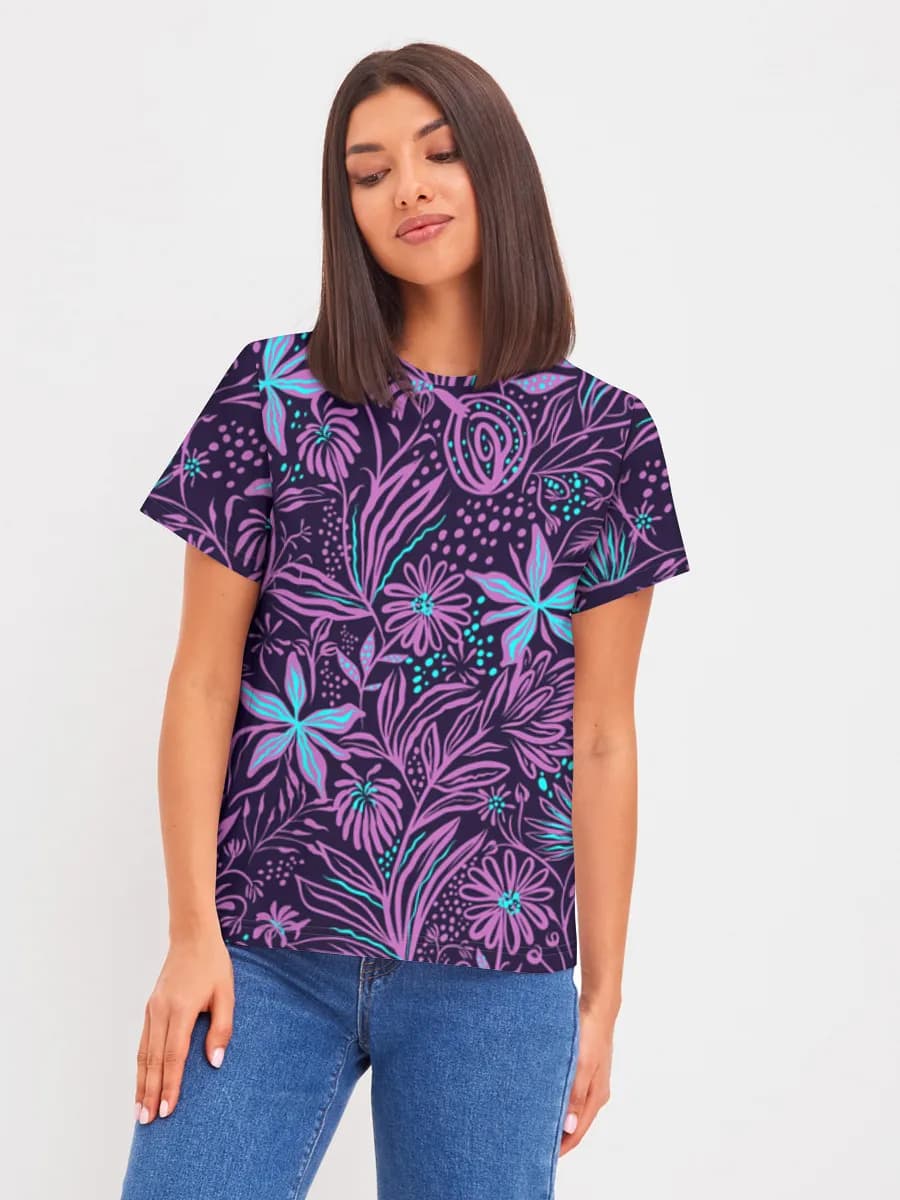 Women's basic cotton T-shirt