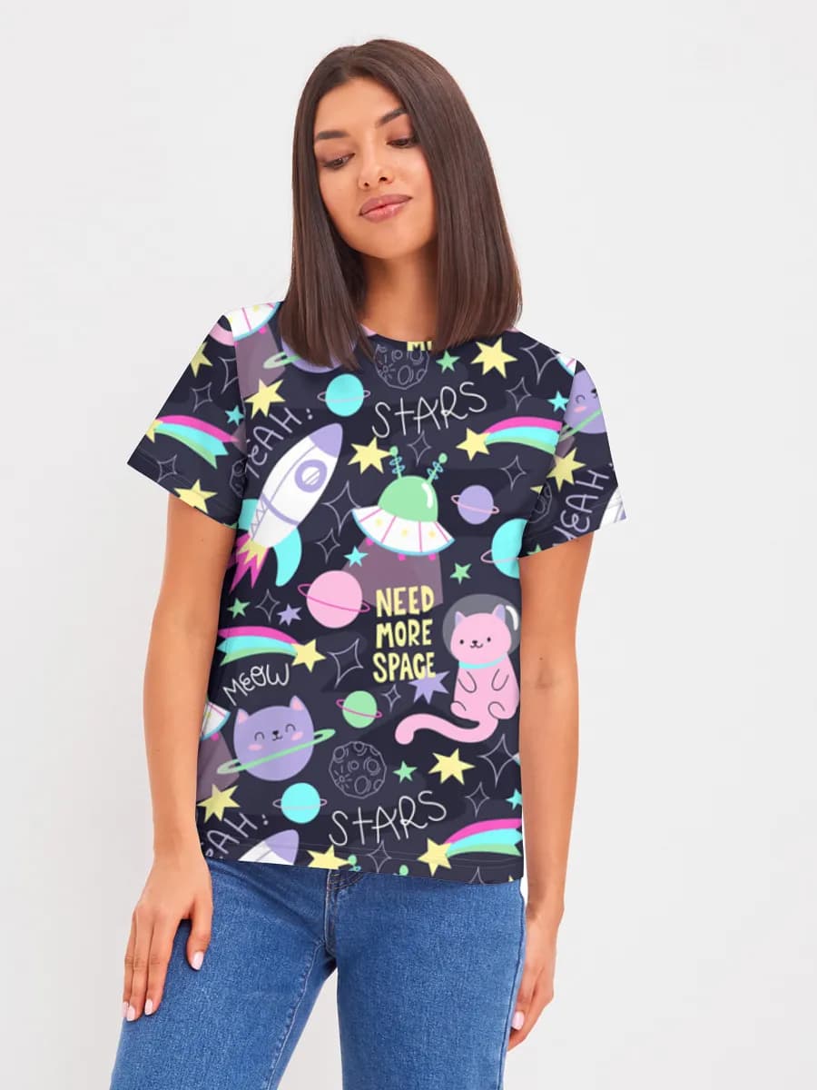Women's basic cotton T-shirt