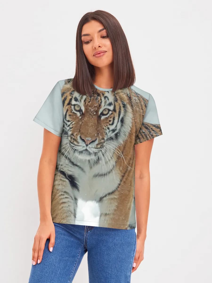 Women's basic cotton T-shirt