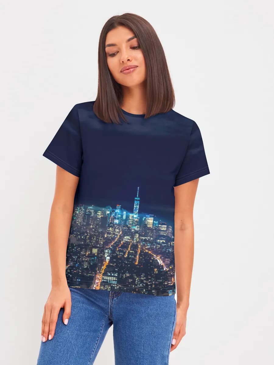 Women's basic cotton T-shirt