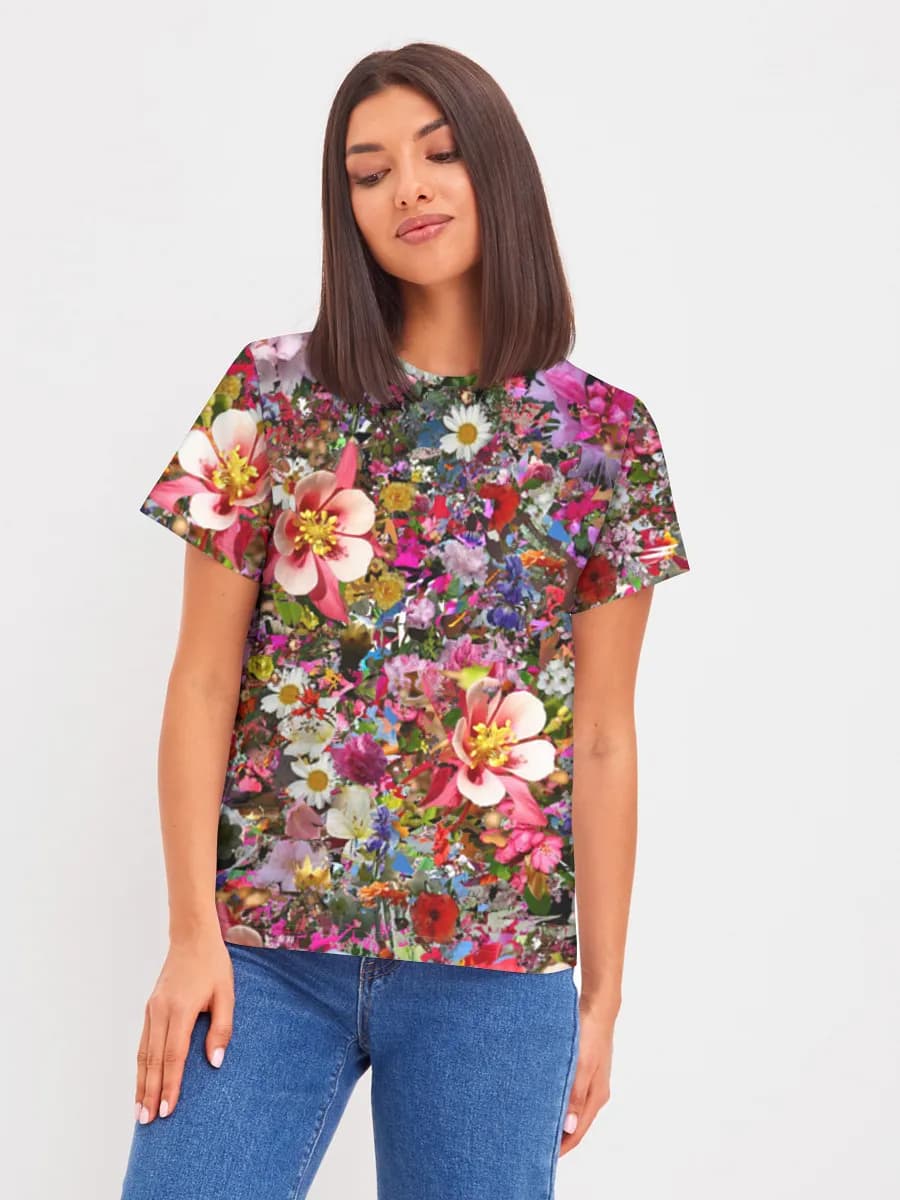 Vibrant Floral Collage