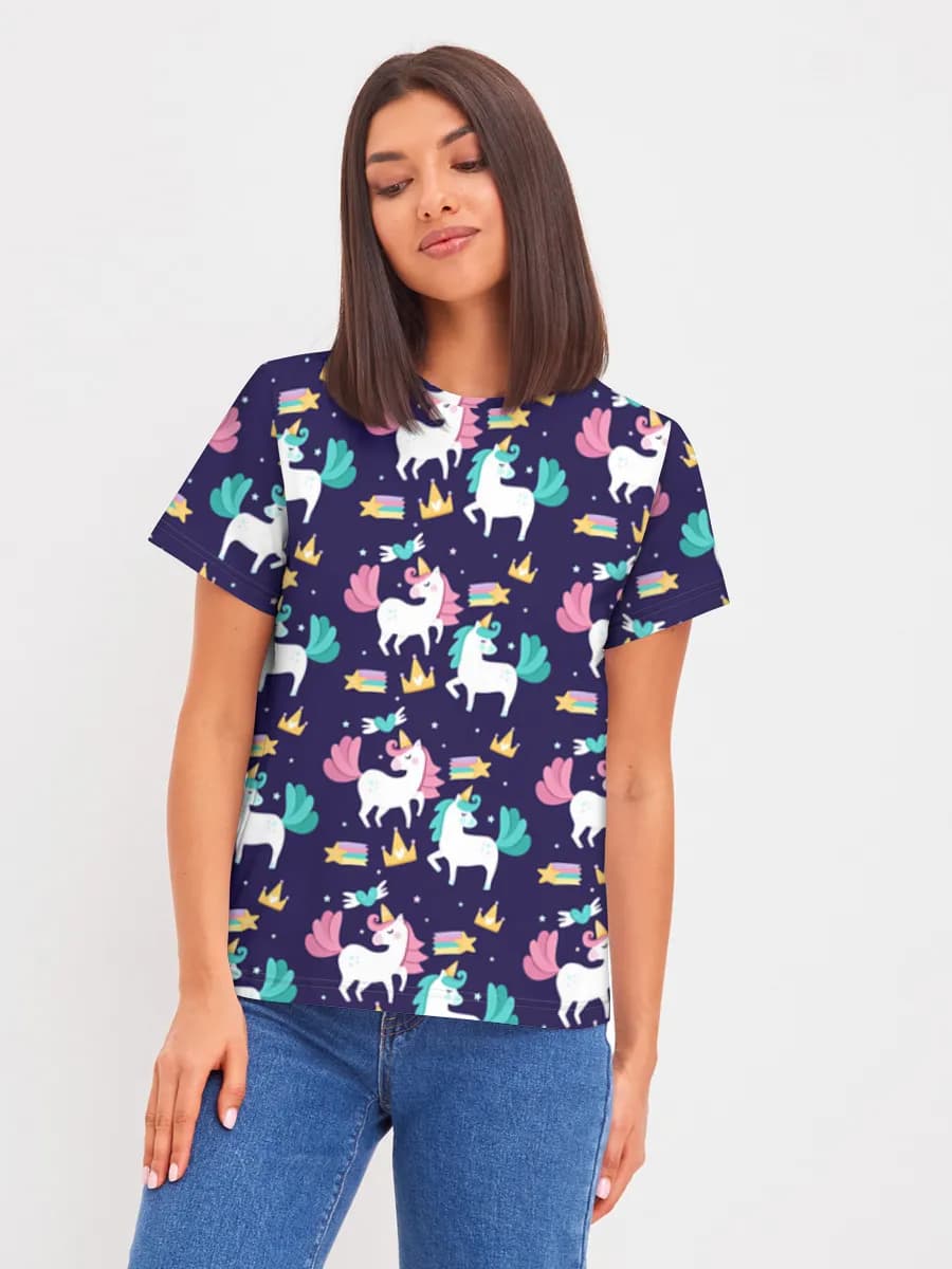 Women's basic cotton T-shirt