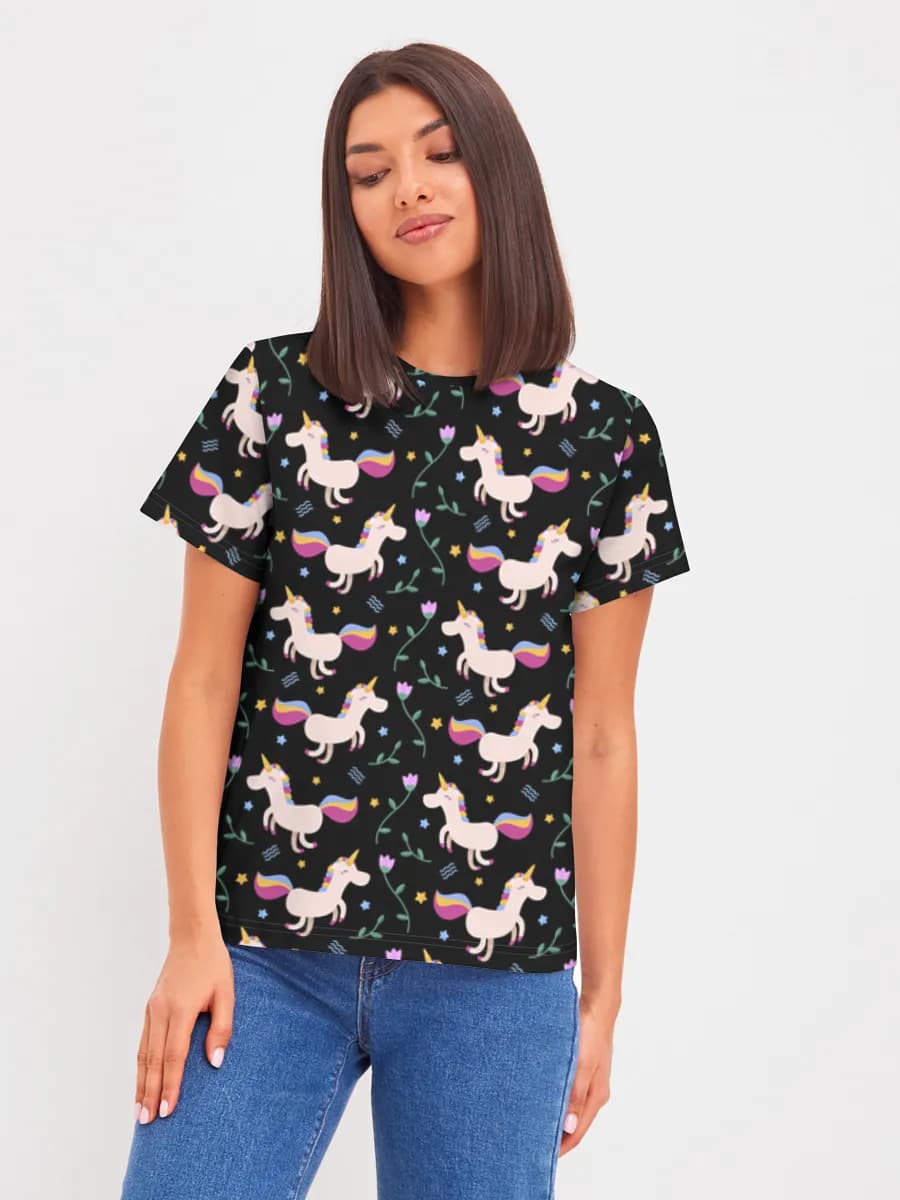 Women's basic cotton T-shirt