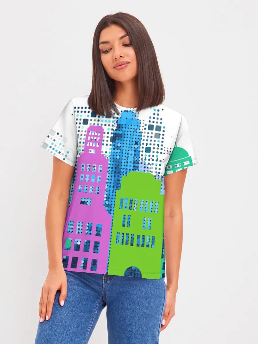 Women's basic cotton T-shirt
