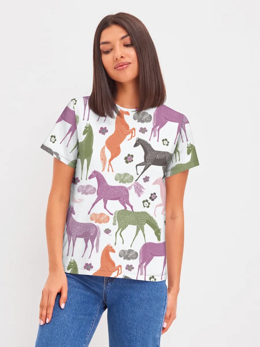 Women's basic cotton T-shirt