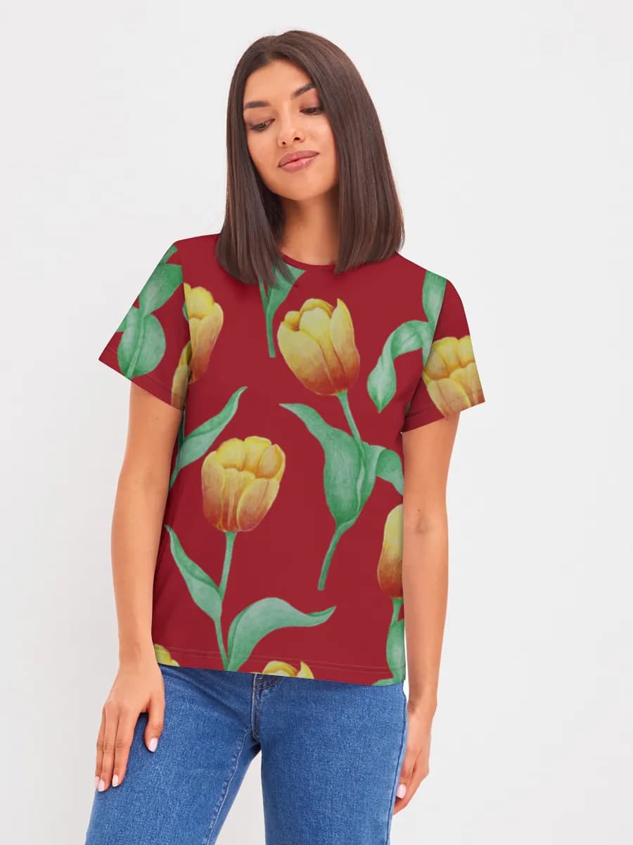 Women's basic cotton T-shirt