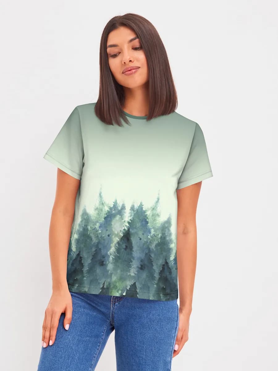 Women's basic cotton T-shirt