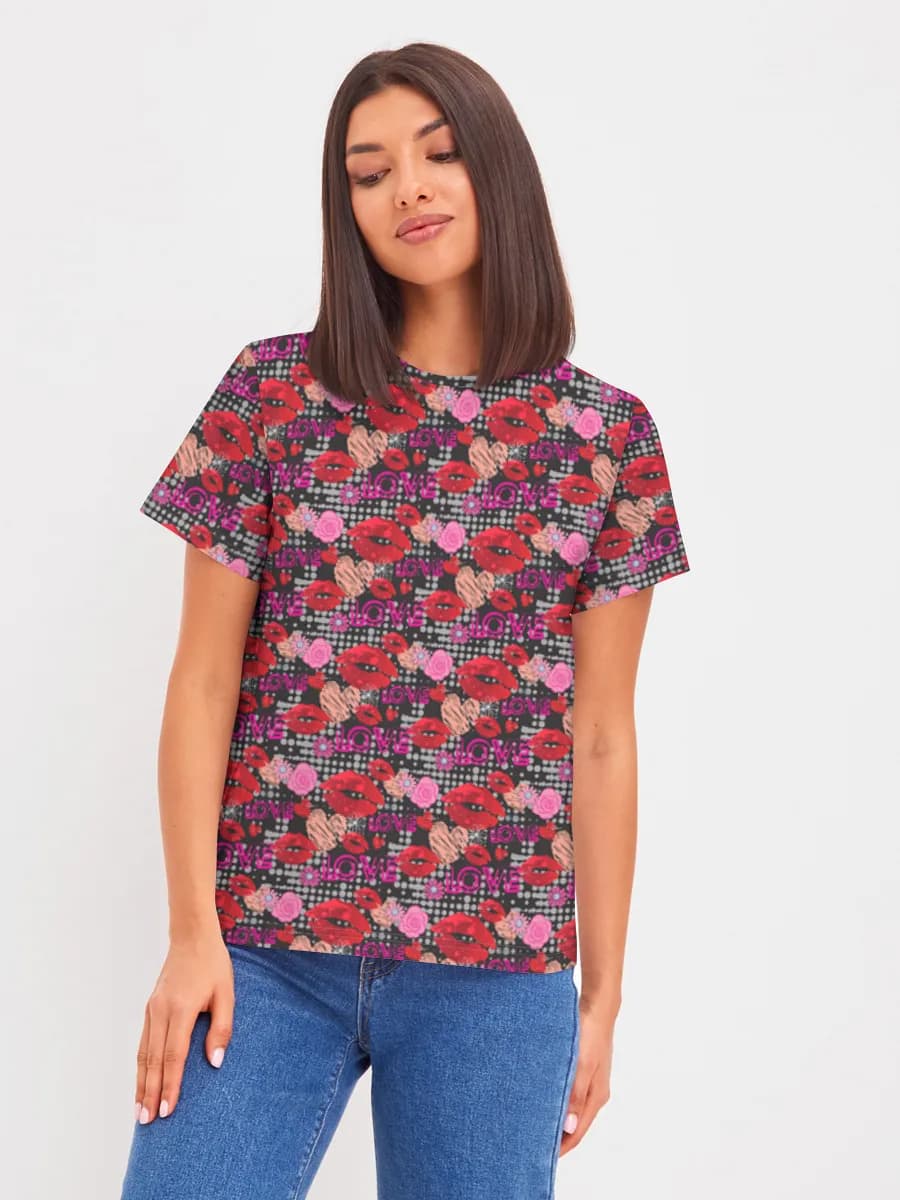 Women's basic cotton T-shirt
