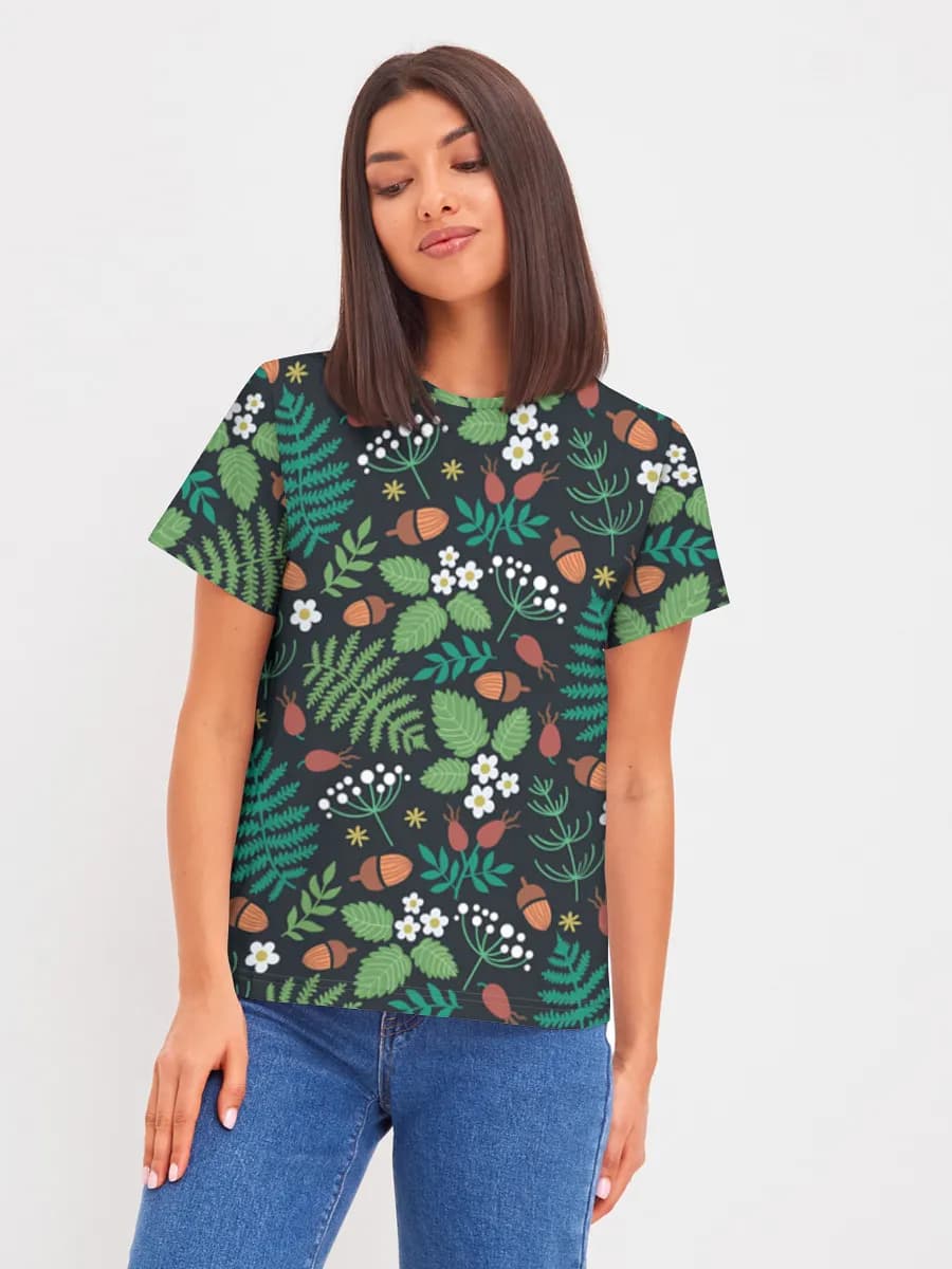 Women's basic cotton T-shirt