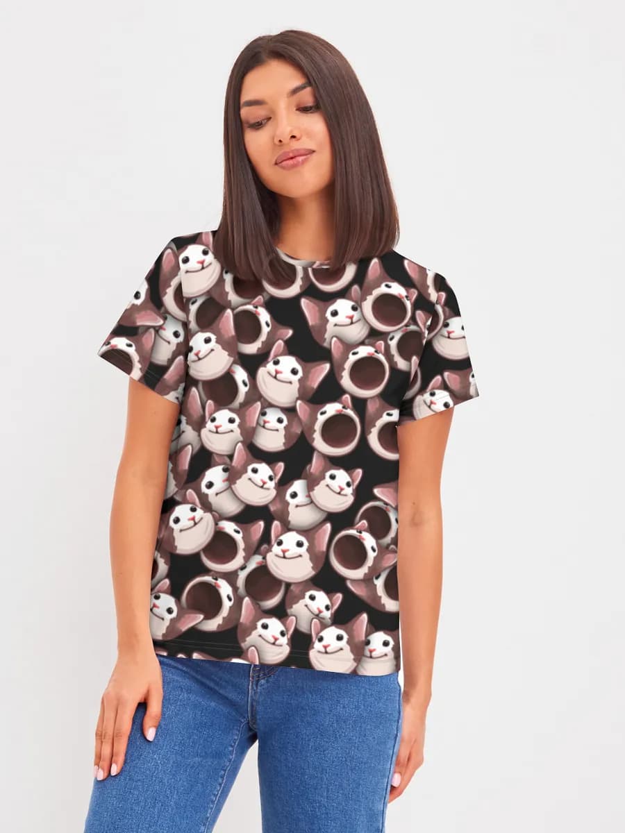 Women's basic cotton T-shirt